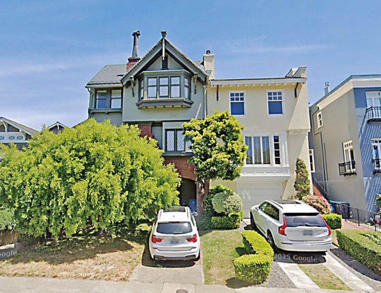 涉案的三藩市Sea Cliff估值440萬元住宅。谷歌街景