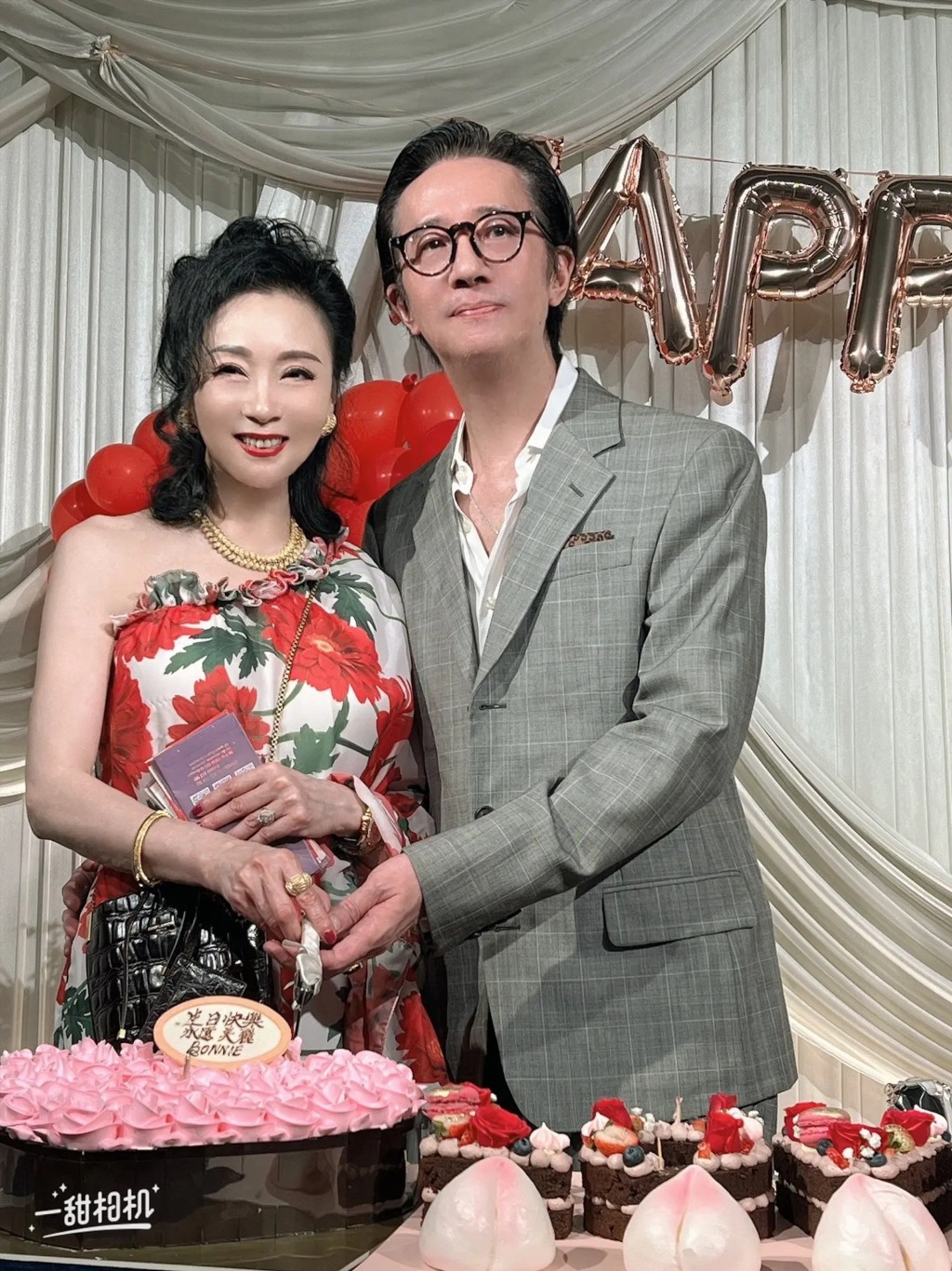 魏秋樺與男友Edward Fung感情深厚,表現恩愛。