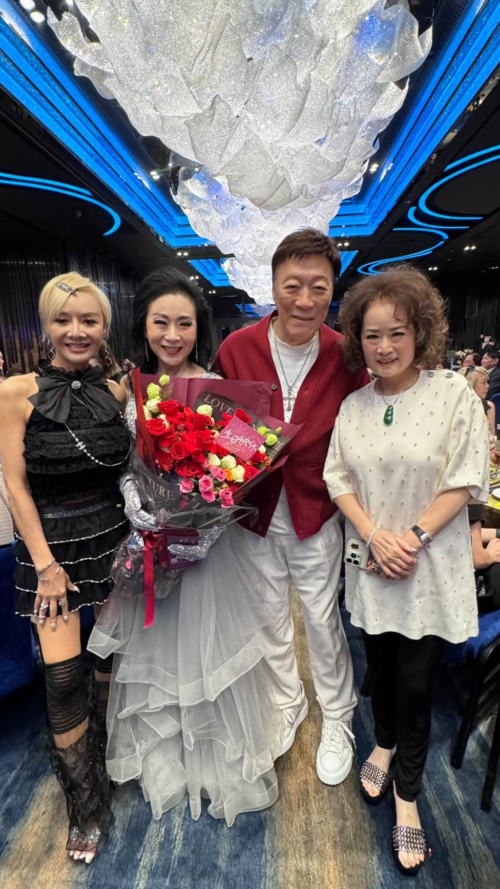 賓客當中可見陳欣健與葉子楣的身影。(FB@汪曼玲 《快拍.曼鏡頭》)