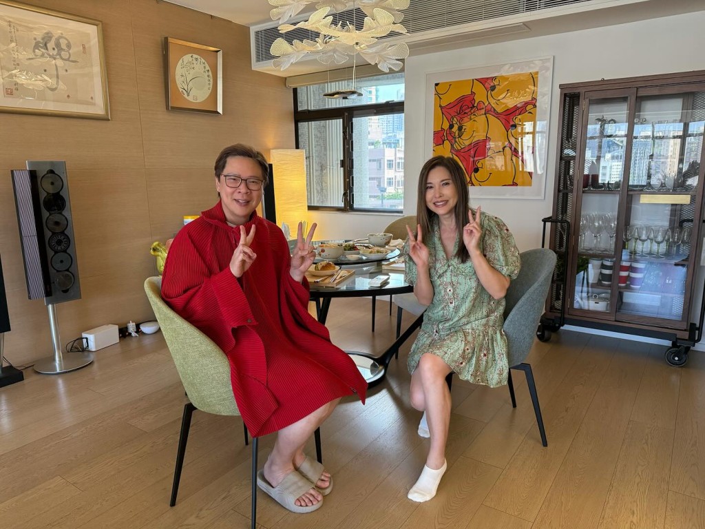 陳志雲的飯廳相當寬敞。