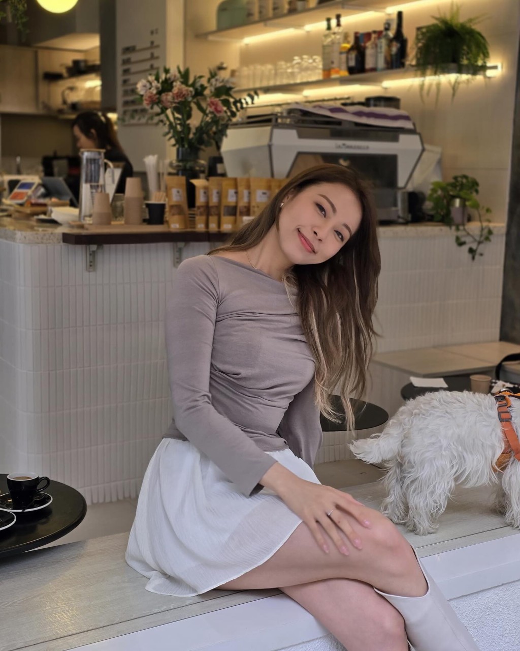 俞可程經常晒出長腿性感造型。