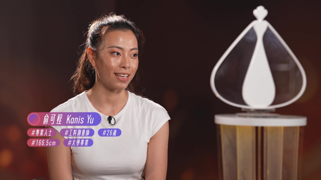 俞可程參選港姐時，在自我介紹環節令人留下深刻印象。