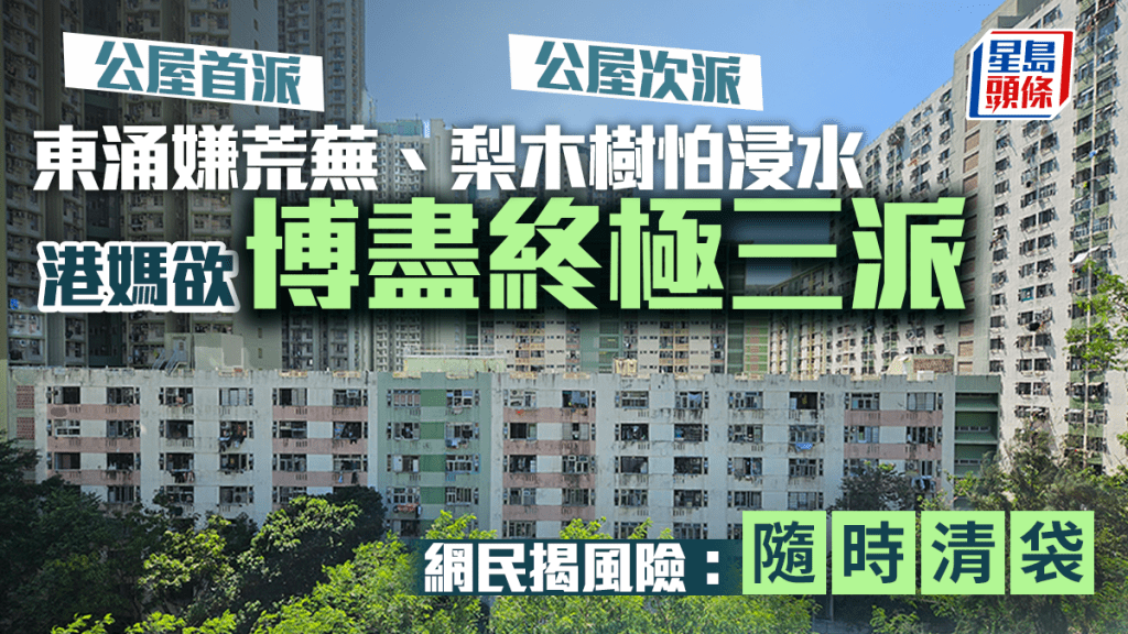 公屋申請者兩派單位取捨難 網民分析第三派潛在風險