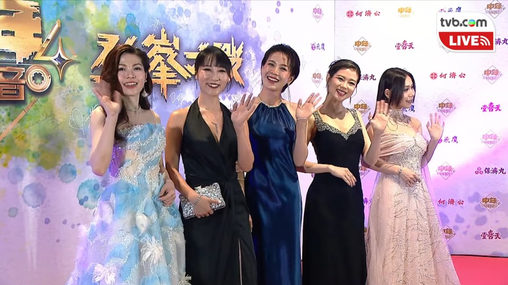 《中年好聲音》第三季善玥澄、曹越、劉曉昆、阮慧珊、侯靜伊。