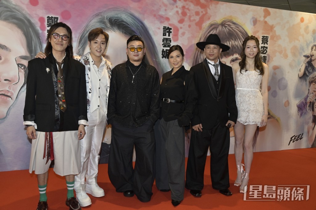 《中年好聲音4》鄭仲豪、陳旭培、范子睿、可嵐、科亞高巴、馬浩宜。