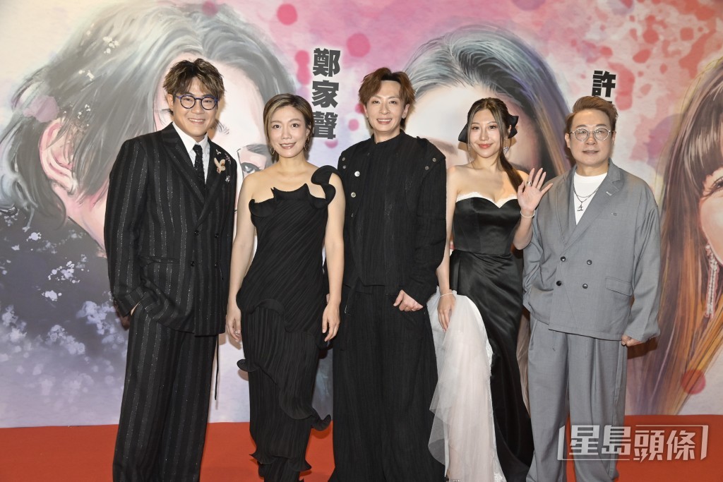 《中年好聲音》第一季羅啟豪、龍婷、顏志恆、支嚳儀、丁文俊。