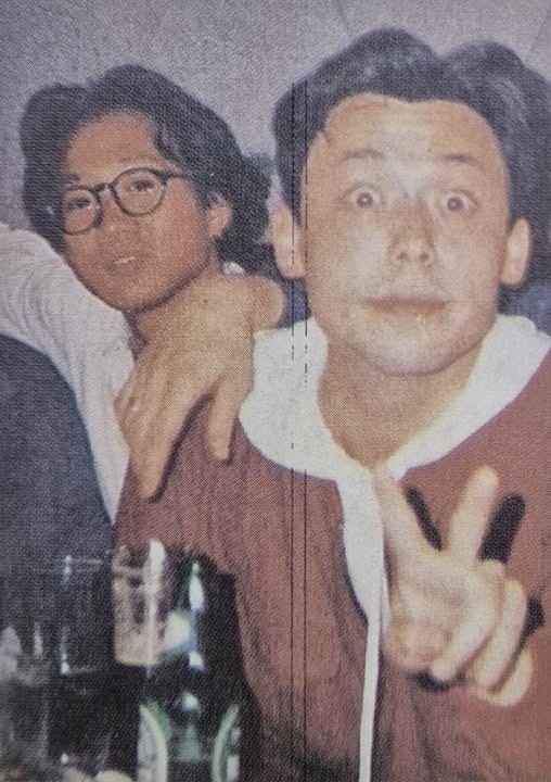 雷宇揚與黃家駒的經典舊照。