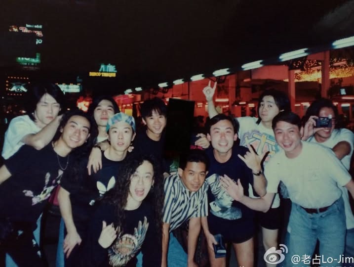 LMF成員Jimmy分享雷宇揚與Beyond成員的珍貴合照。