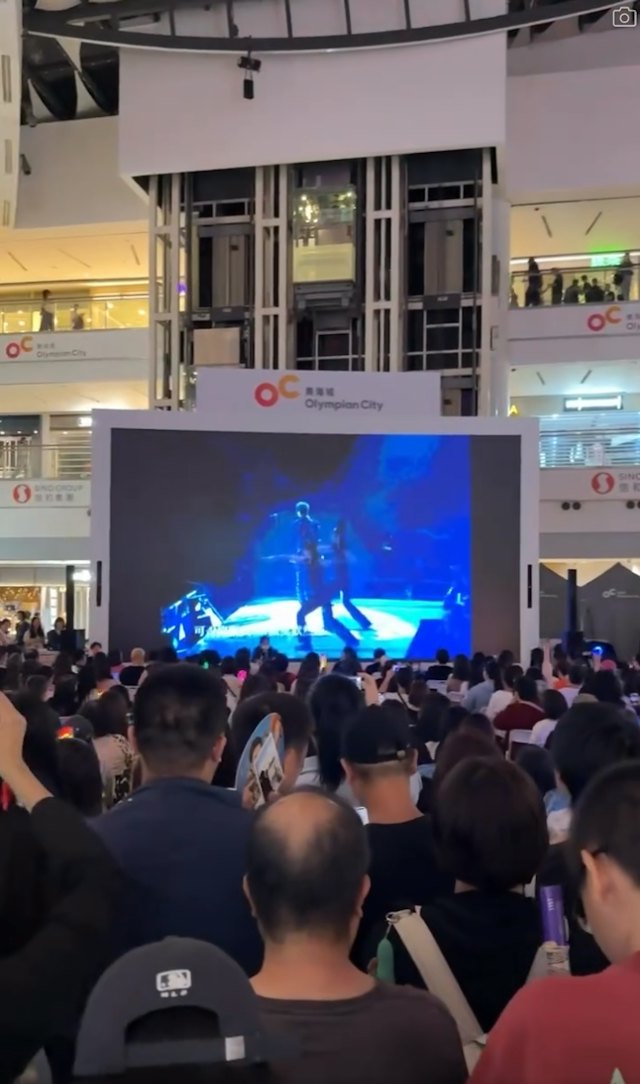 有網民表示現場氣氛非常熱烈。（Threads圖片）
