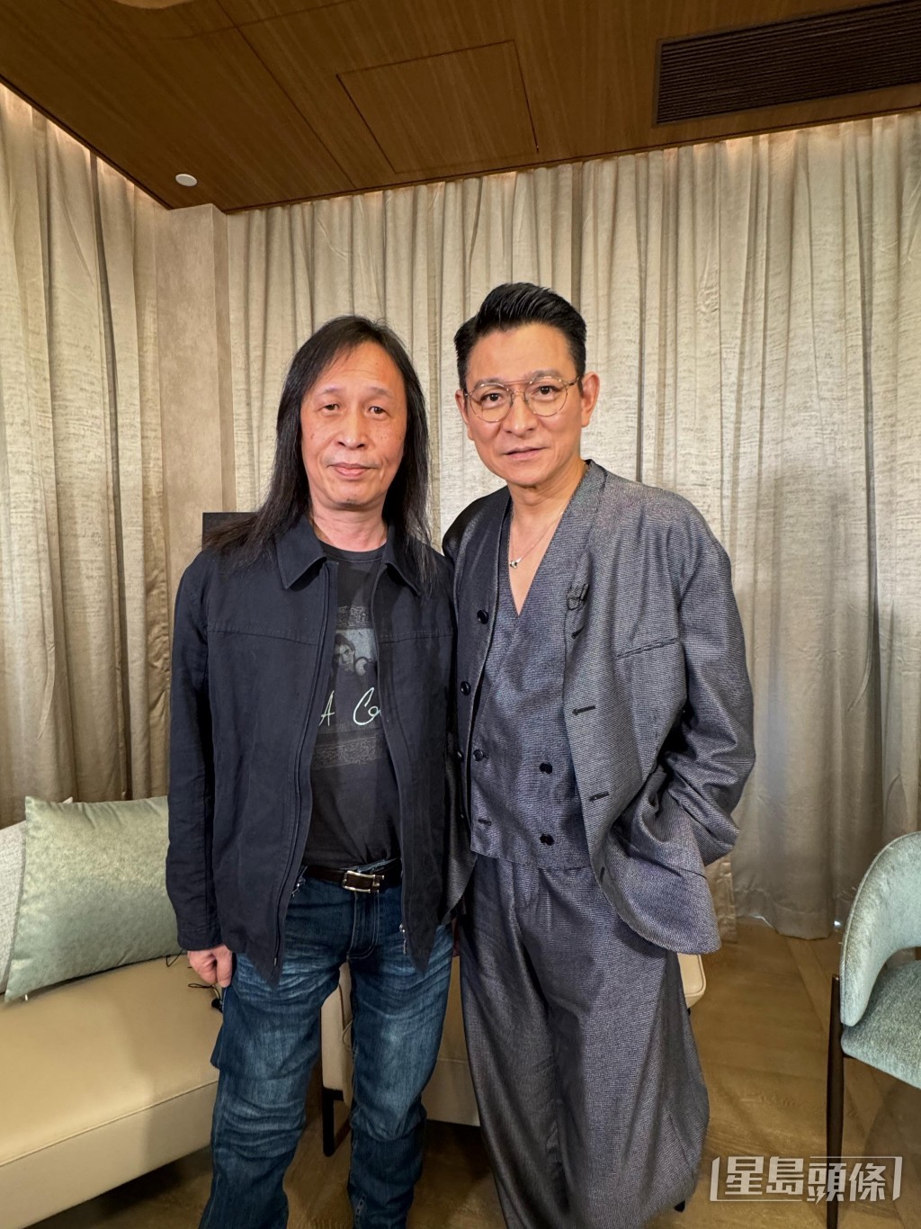 劉德華近日與導演老友邱禮濤展開新合作!