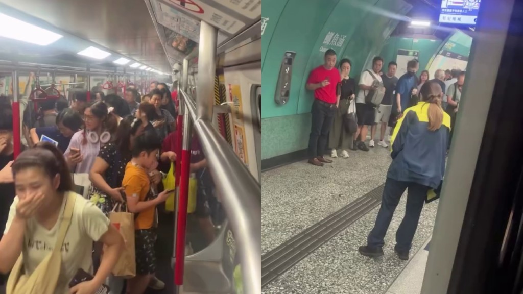 港鐵鰂魚涌站列車內充電池冒煙 乘客一度疏散避險