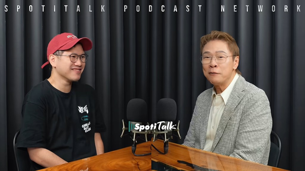 陳志雲近日於《SpotiTalk》節目中接受訪問。