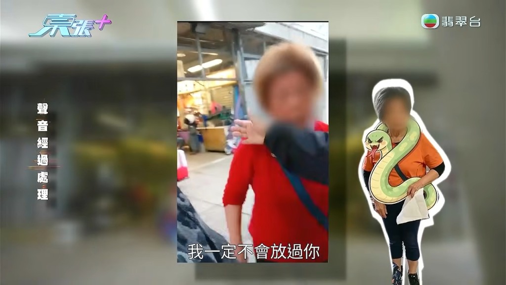 阿珍被指曾動手襲擊阿麗,並出言威脅「一定不會放過你」。