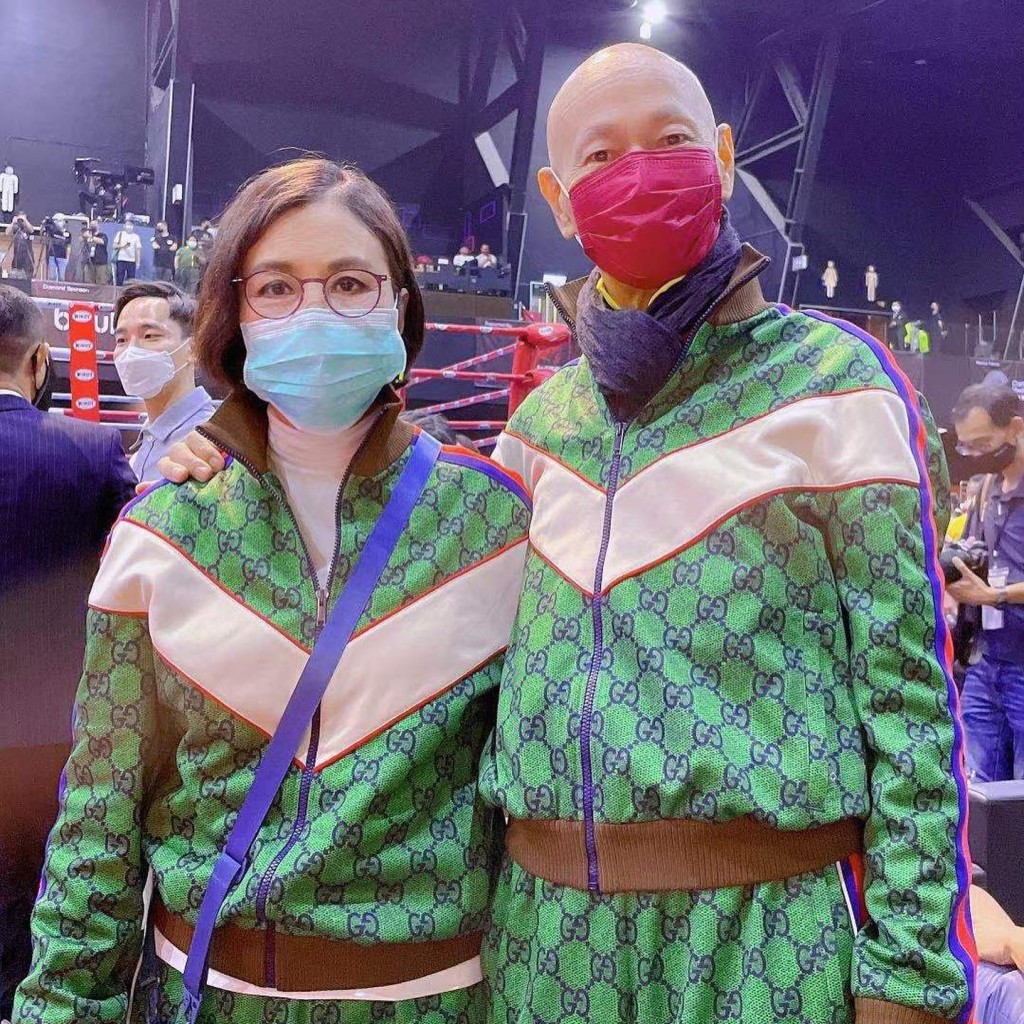 早在2021年，兩人已穿着同款服裝觀看林作與鍾培生的拳賽。