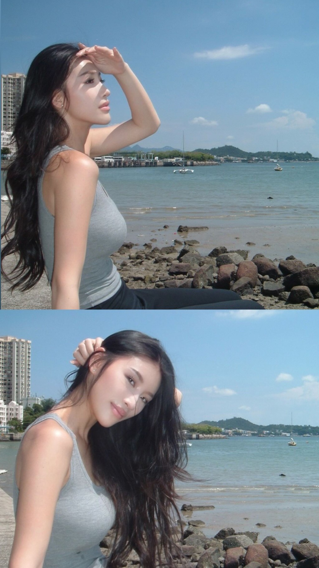 郭珮文曾留學美國，性格開放，表示不介意被批評賣弄身材。