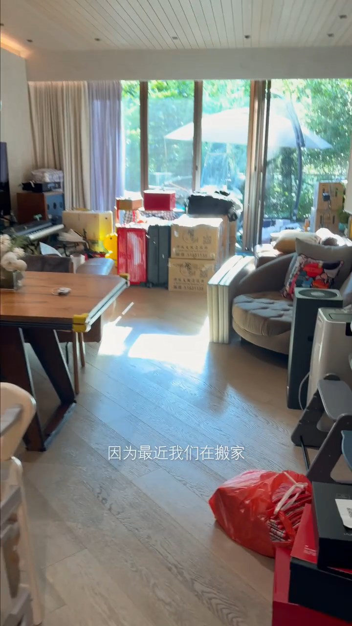 張寶兒的新居目前仍在整理當中。