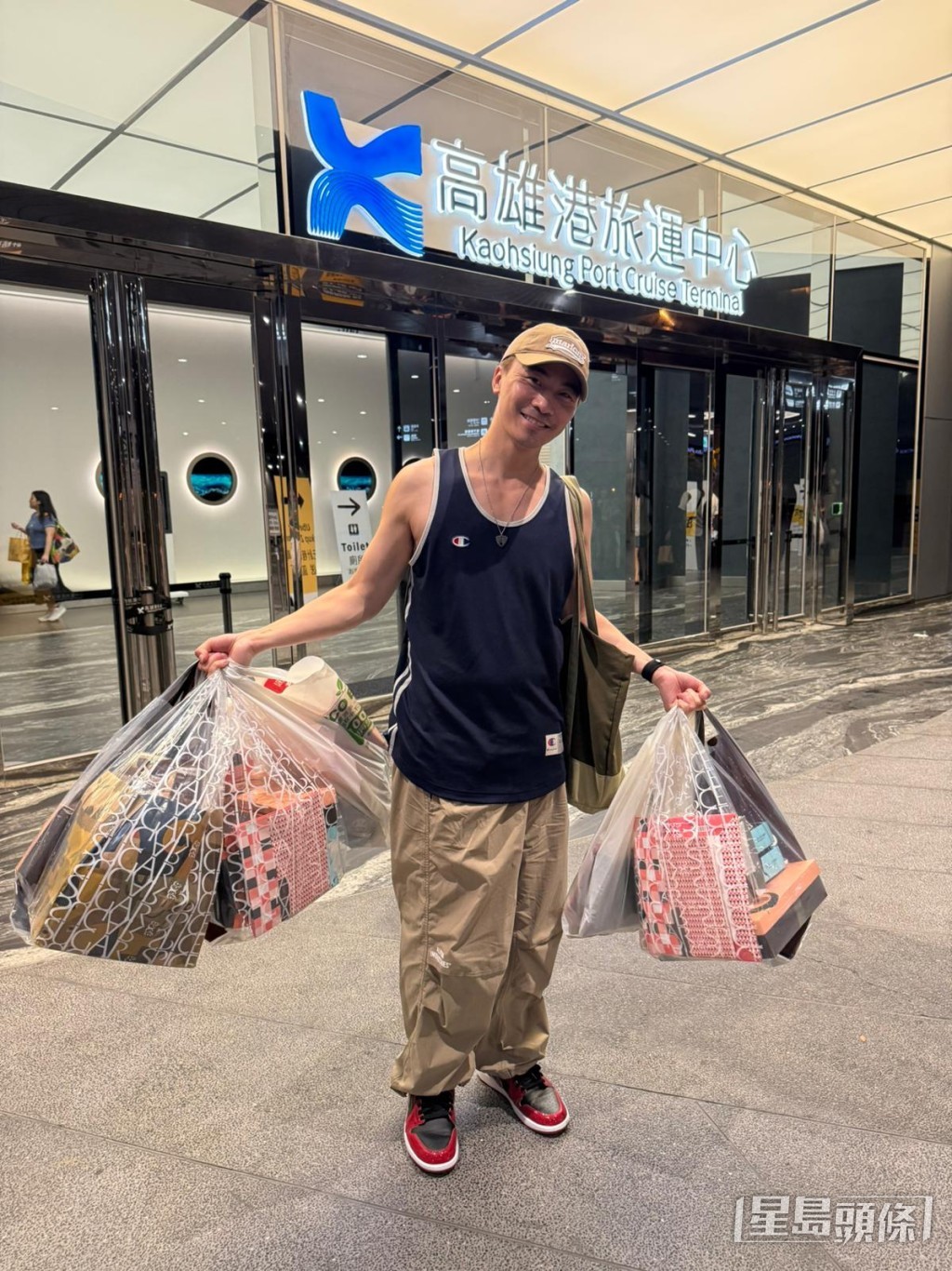 黃劍文在高雄的行程豐富,滿載而歸。