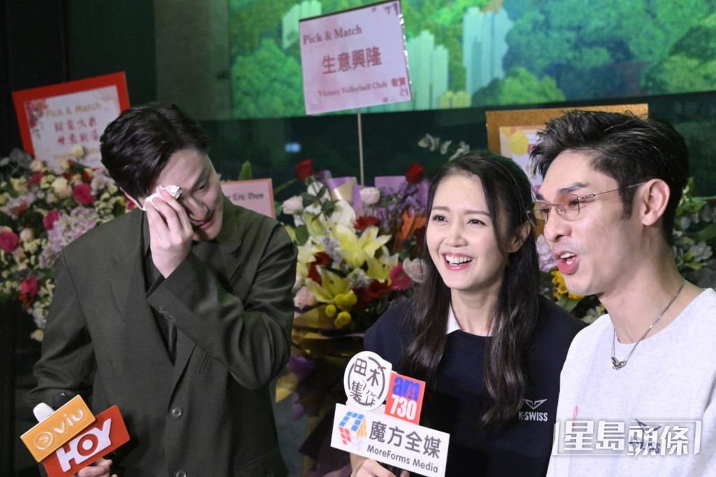 謝東閔被指見到緋聞女友陳庭欣時顯得緊張。