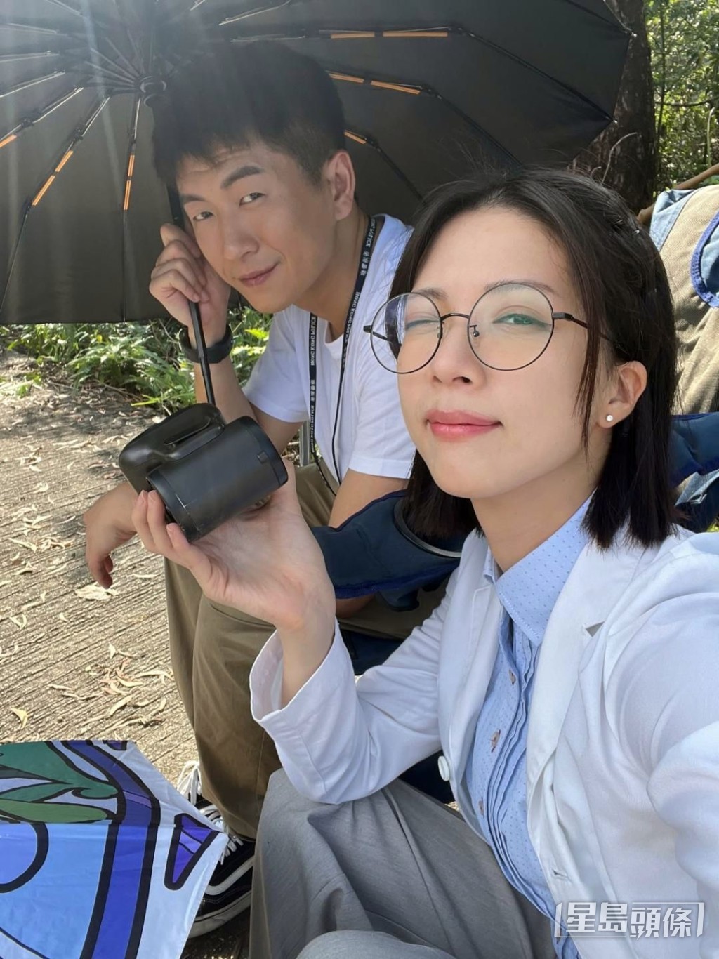 馬貫東與陳曉華拍攝《死有對証》時歷經酷熱天氣。