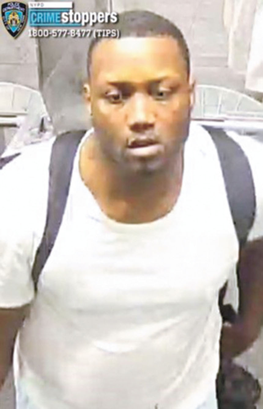 圖為涉案男嫌。 NYPD