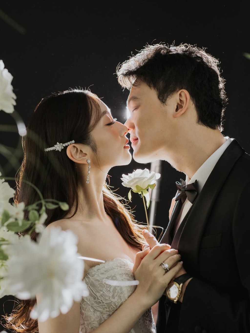 黃靜藍宣布婚訊時,已是雙喜臨門。