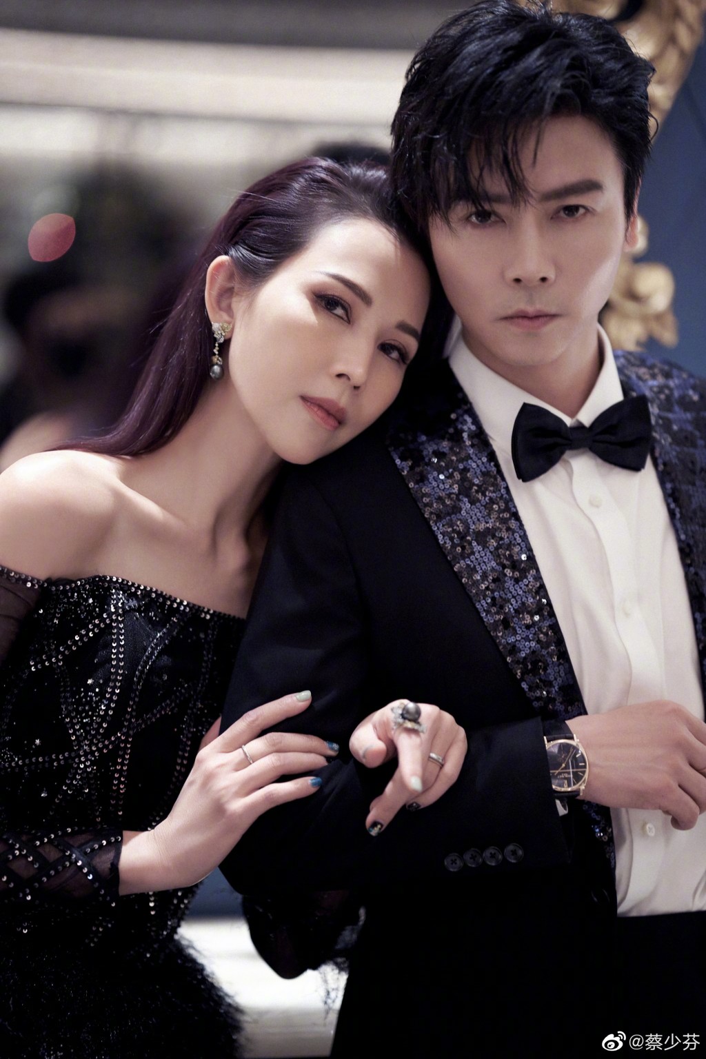 蔡少芬與老公張晉結婚多年,感情依然深厚。