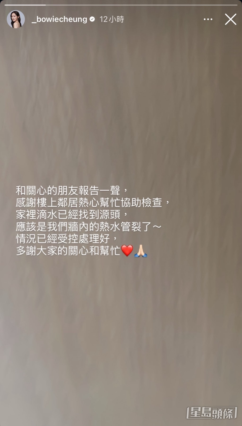 其後,該豪宅曾發生「漏水」問題。