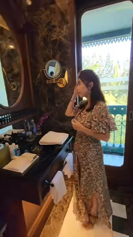 度假屋的洗手間非常寬敞。