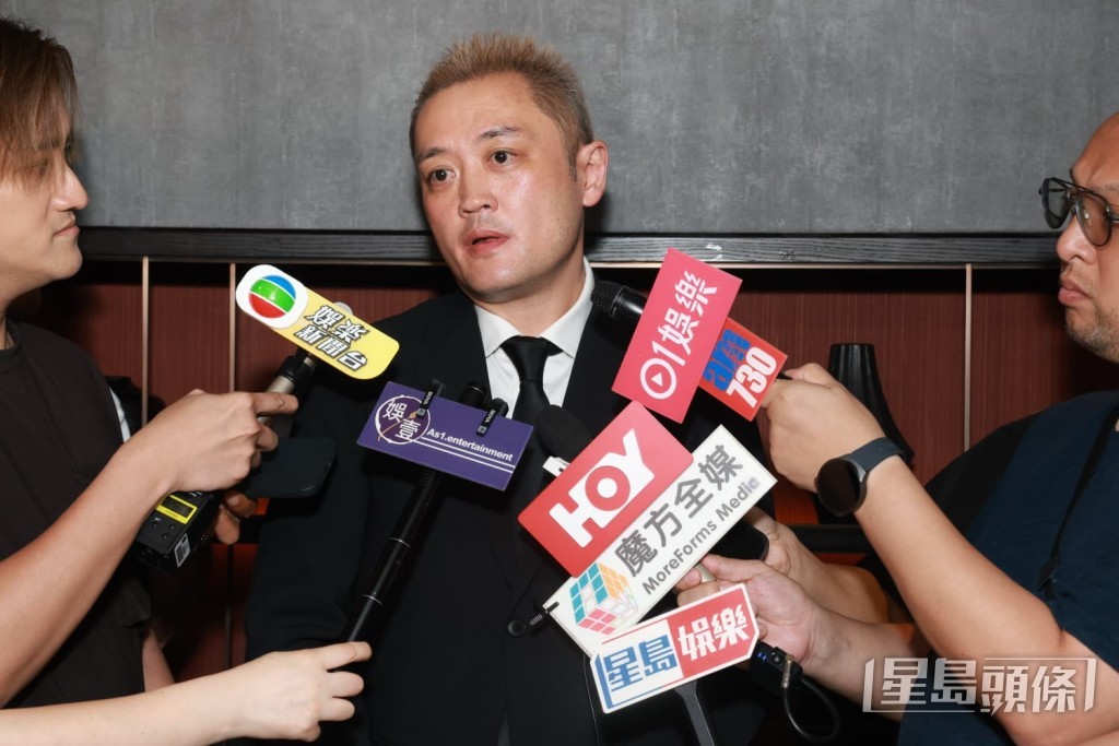 被問施明遺產分配,李泳漢指非現時回答,需先處理好後事。
