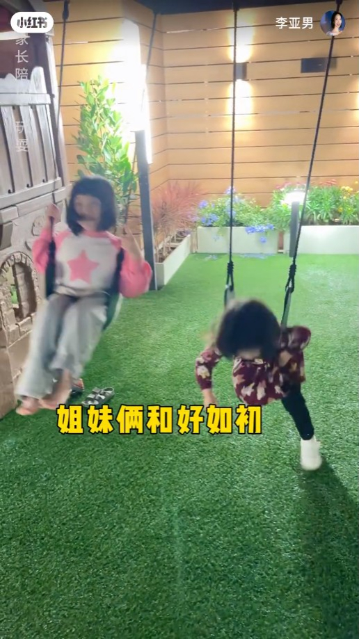 家中還有鞦韆。