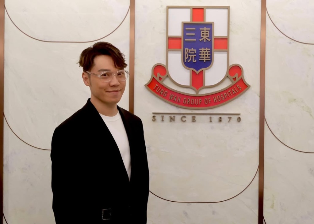 王賢誌去年底曾到東華三院擔任一日導師。