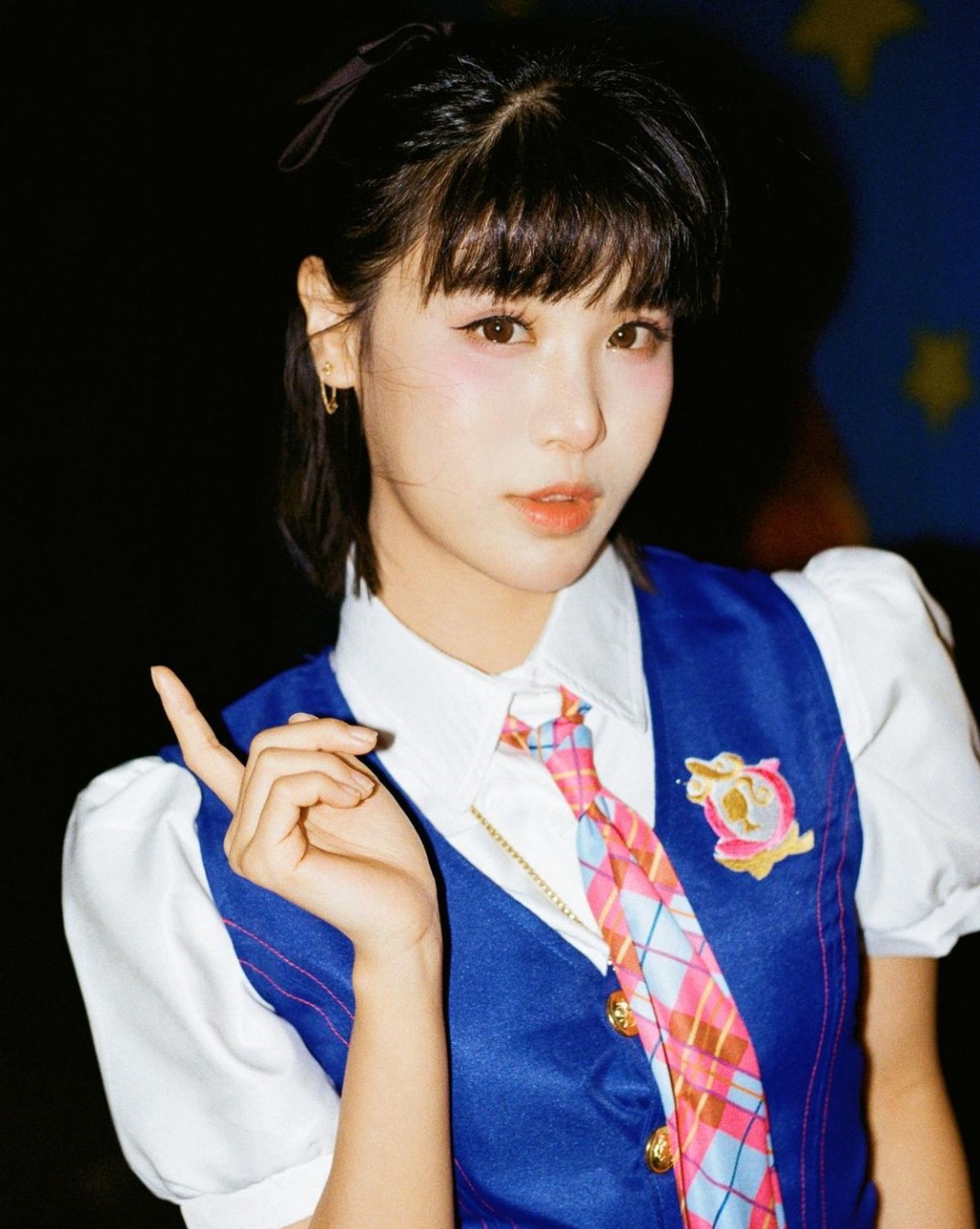 古佩玲的妝容非常百變。