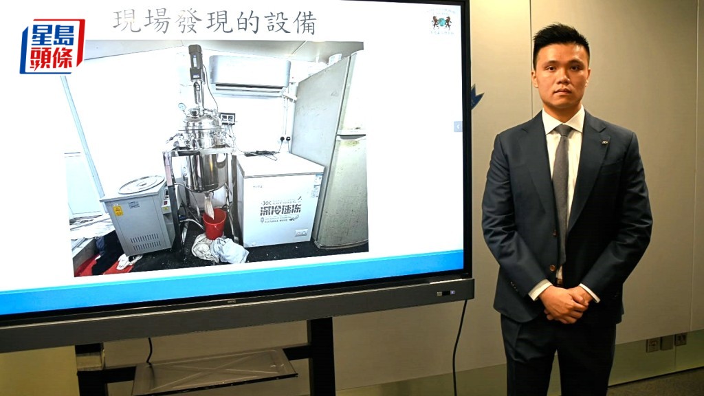 警方搗破粉嶺鐵皮屋製毒工場 檢2300萬元冰毒拘3人