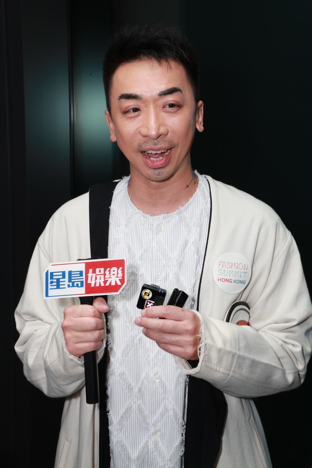 當被問到有關鄭欣宜秘密產子的傳聞時，梁文禮表示自己並不知情。