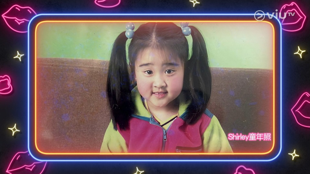 梁兆楹年幼時的照片。