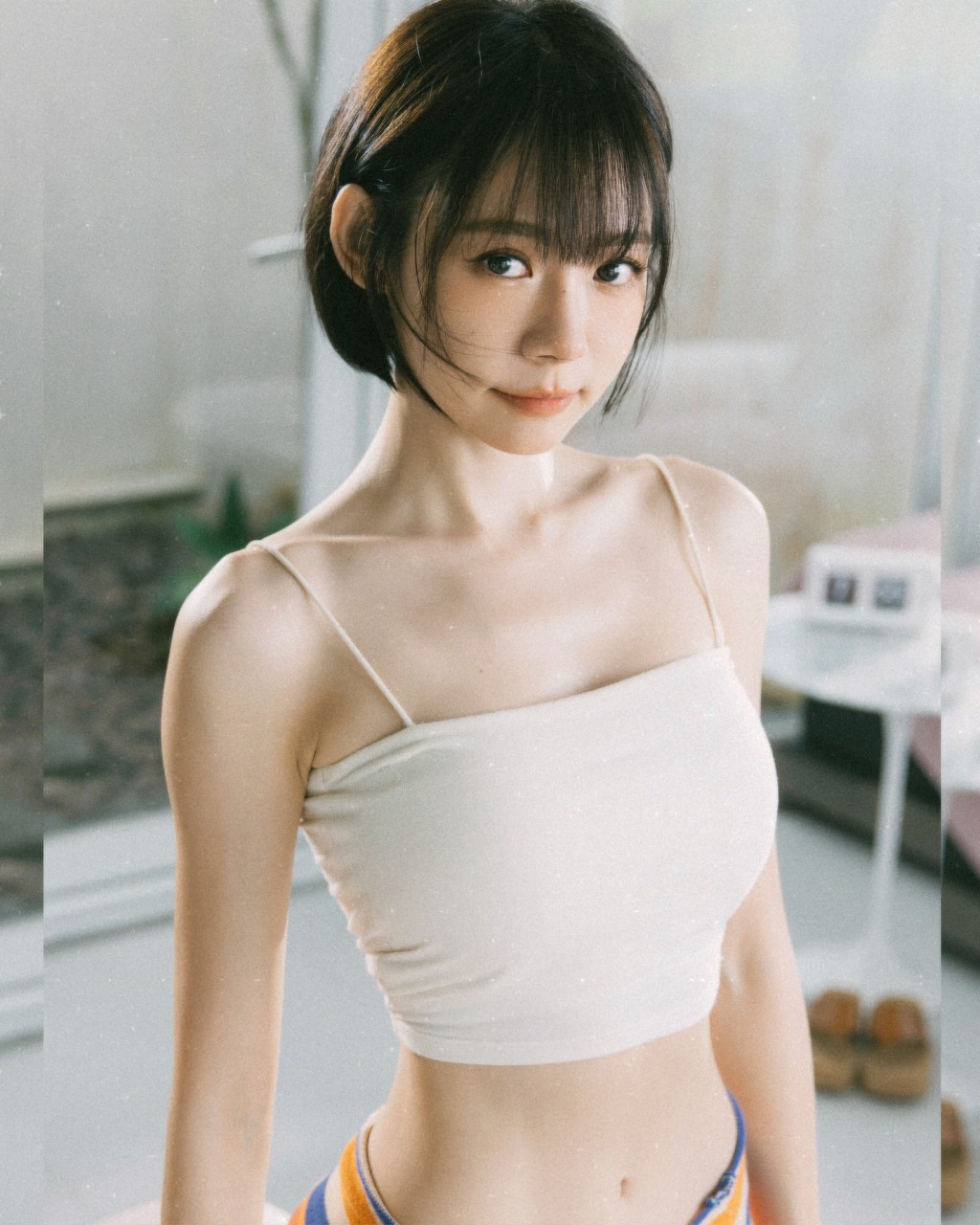 林明禎身材條件優越。