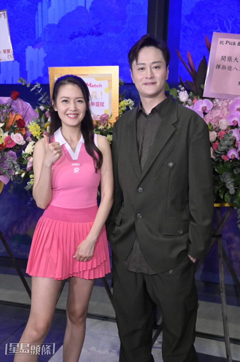 對於前男友謝東閔與陳庭欣傳出緋聞,朱智賢表示看過報道,並認為一看就知道不是真的。
