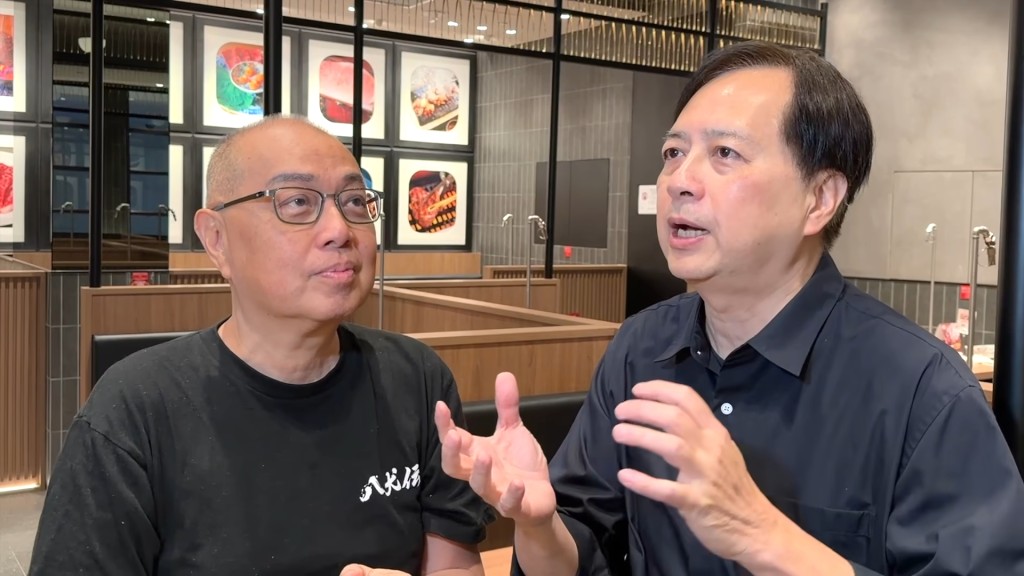 楊紹鴻專程到澳門探班,久未公開露面的林祖輝狀態甚佳,暢談近況。(影片截圖:楊紹鴻Youtube頻道)