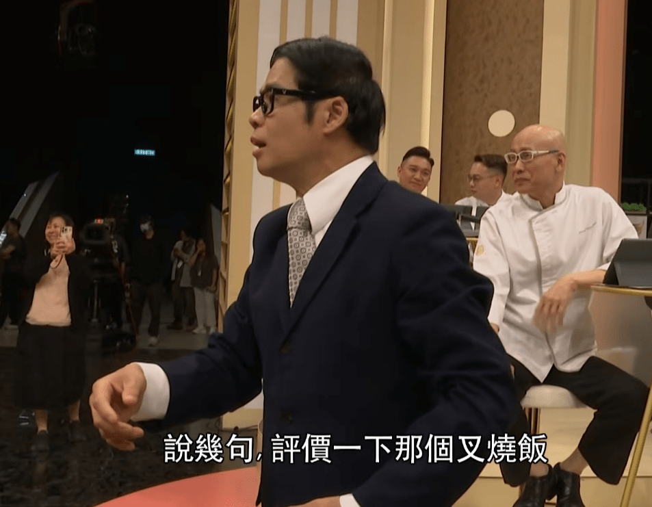 安德尊現身《美食強人》錄影現場。
