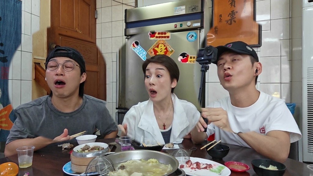 食材的外觀與氣味,讓在場的江美儀與吳業坤等人反應強烈。