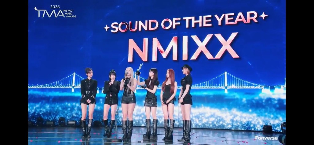 NMIXX在頒獎禮上獲頒「年度聲音」等獎項。