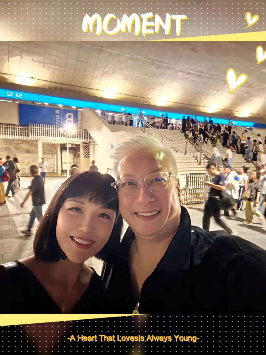 陳淽菁與大律師丈夫張錦榮一同入場觀看演唱會，但二人的自拍合照因修圖效果明顯，外貌成為網民討論熱點。