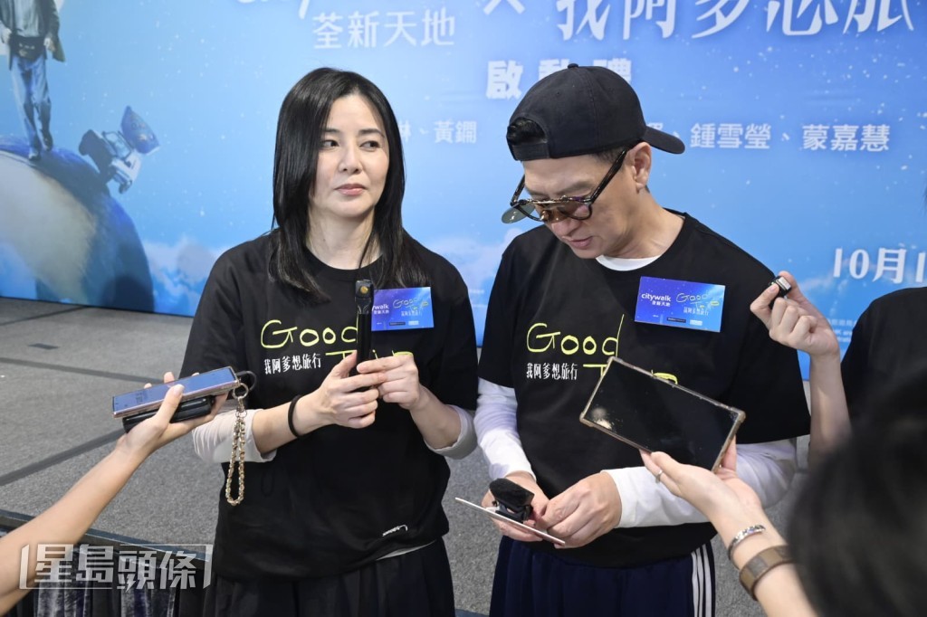 蒙嘉慧提到與張家輝拍攝婚紗照戲份時突然失聲。