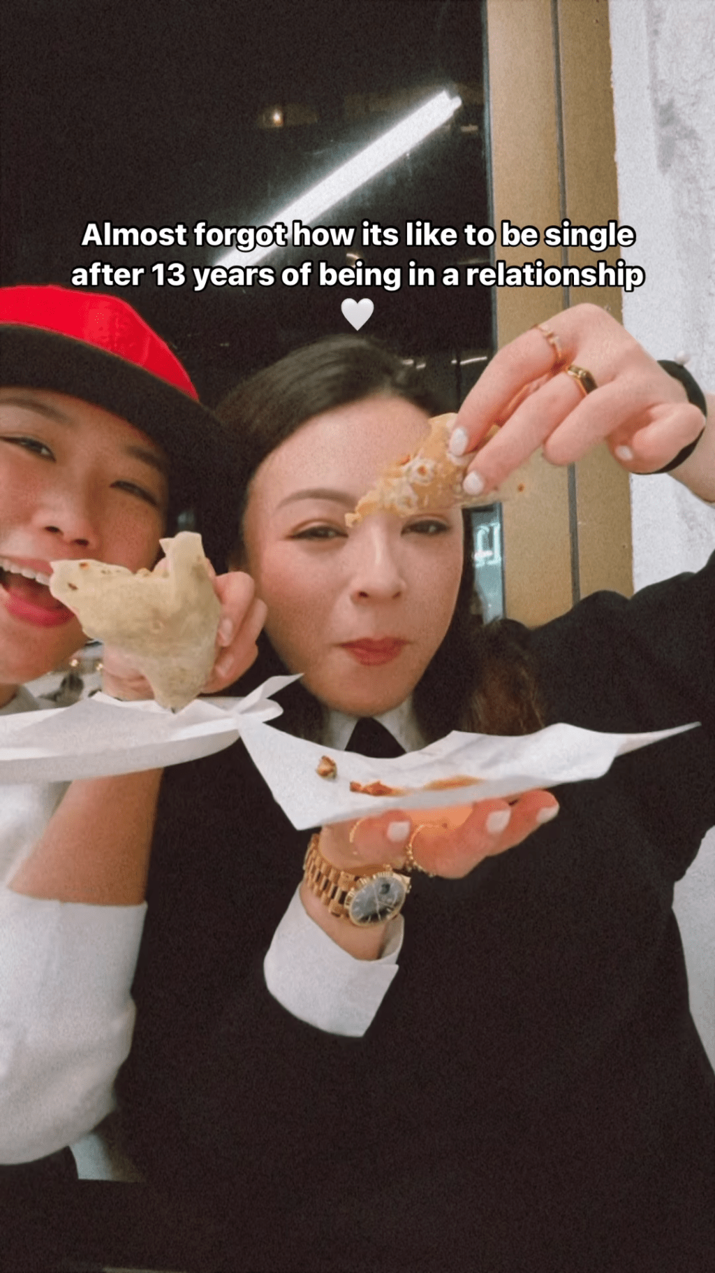 JW王灝兒分手後,有一班好姊妹陪伴在側。