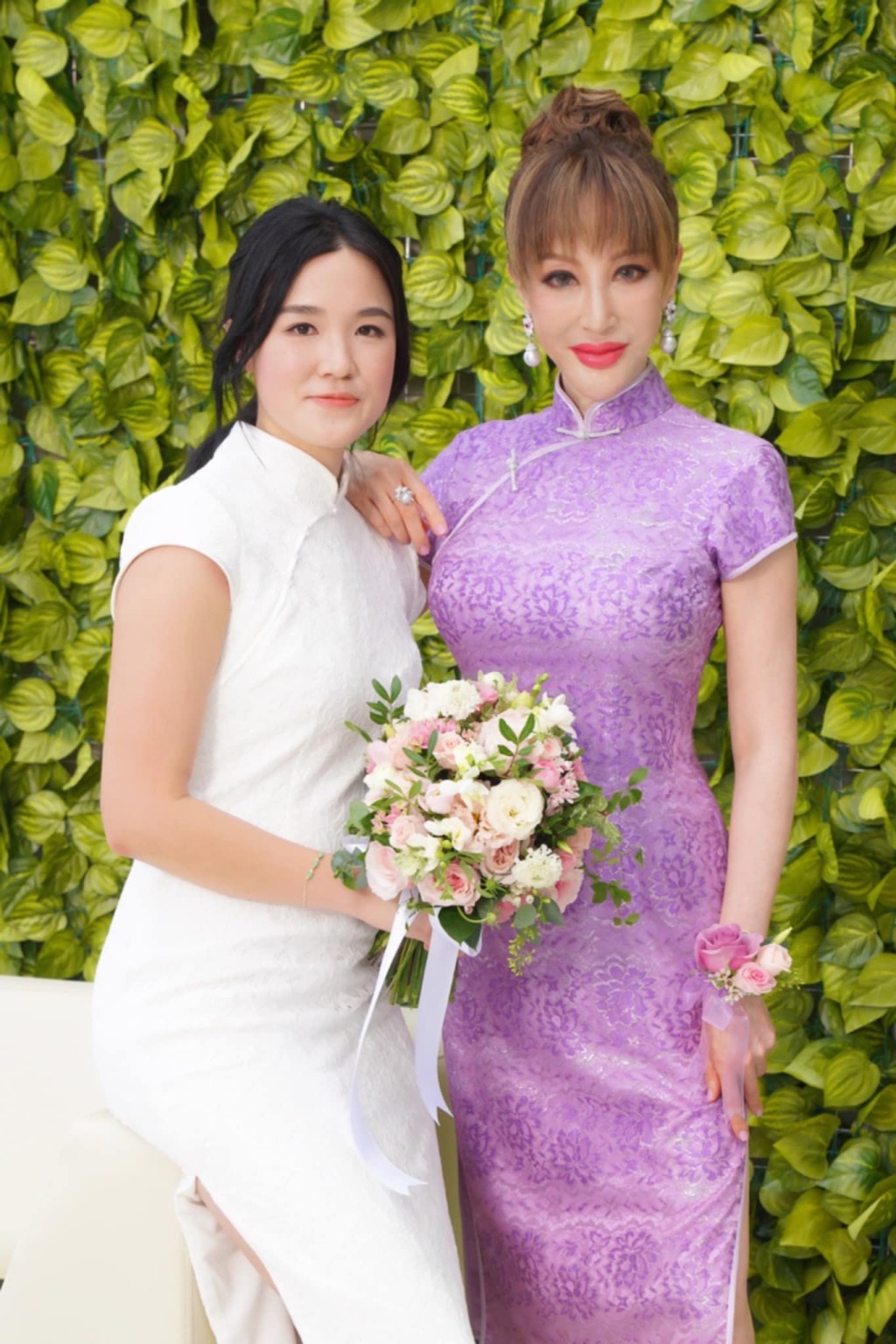 薛芷倫為馬清偉誕下兩子一女。
