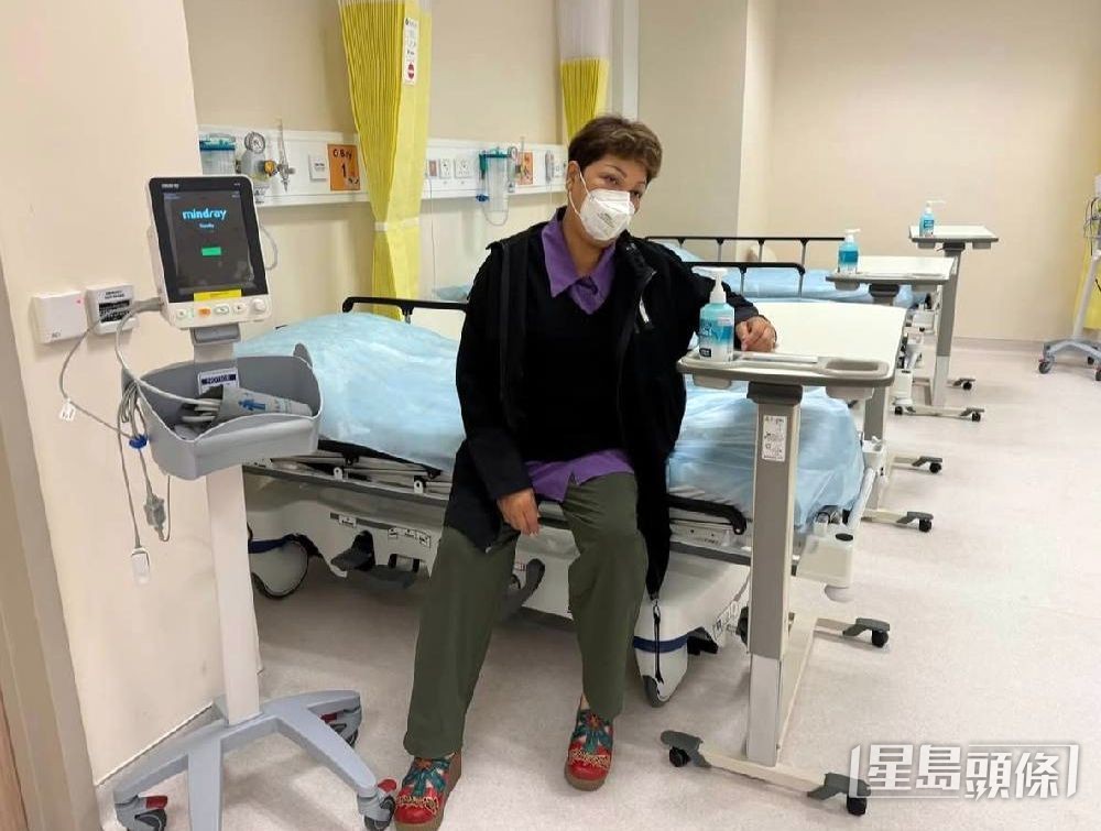 肥媽近年曾數次因健康問題入院。