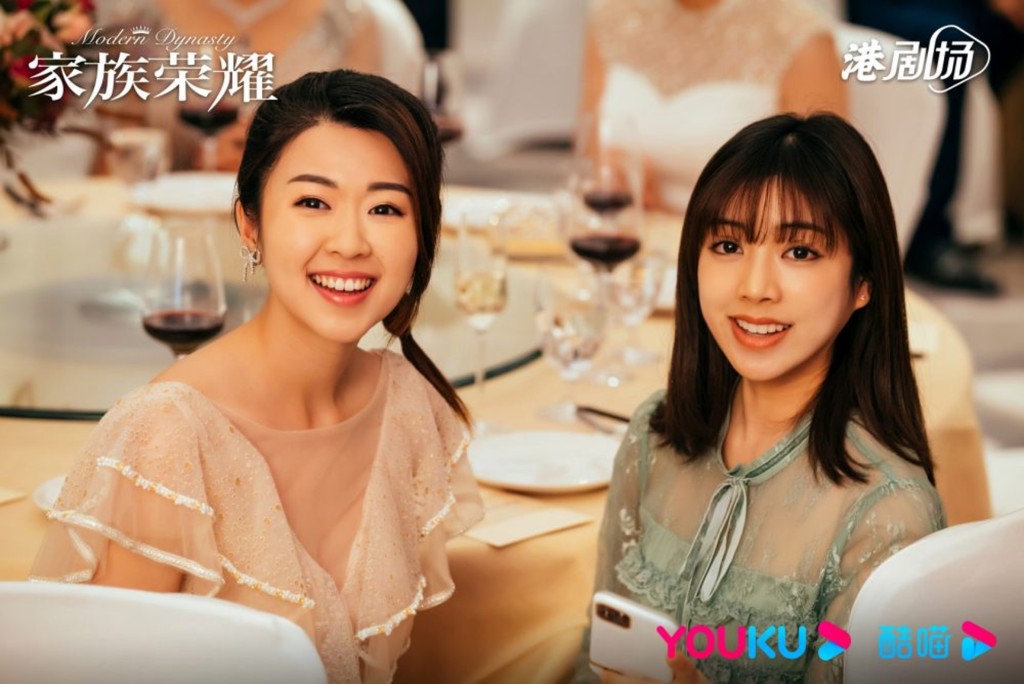 潘藝桐（右）曾參演劇集《家族榮耀》。