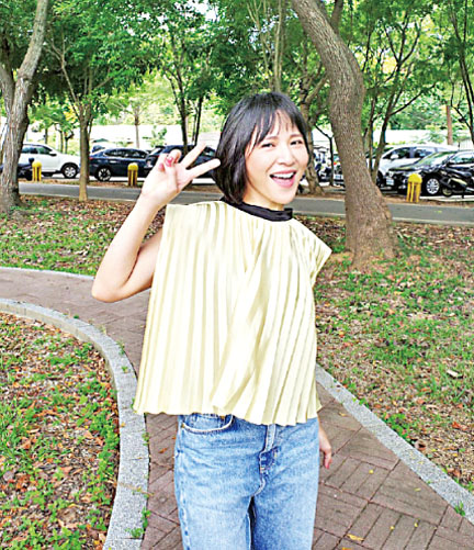 梁文音出席公益路跑活動。網上圖片