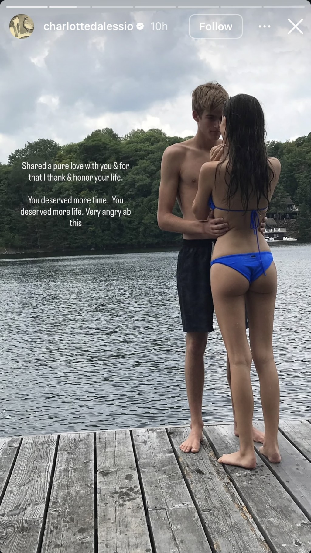 Charlotte D'Alessio表示Presley理應擁有更長的人生,並對此感到氣憤。