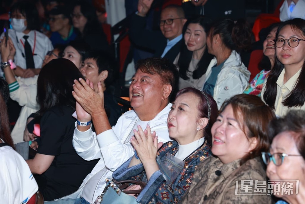 陳百祥到場支持好兄弟譚詠麟。